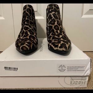 Women’s Treasure & Bond Leopard Boots, Size 9M